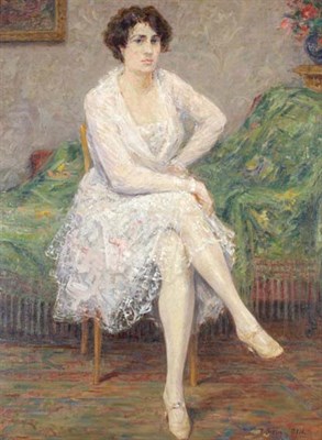 Lot 2060 - Pere Ysern Alie Spanish, 1875-1946 Woman in...