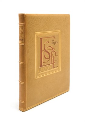 Lot 76 - GREGYNOG PRESS. AESOP. The fables of Esope...