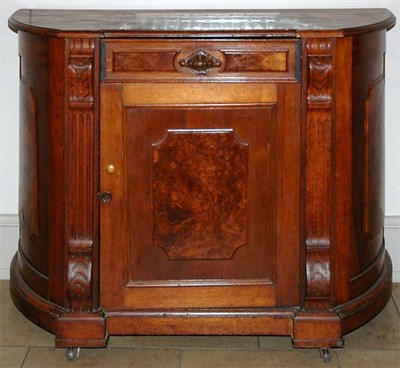 Lot 210 - Victorian Walnut Side Cabinet Late 19th...