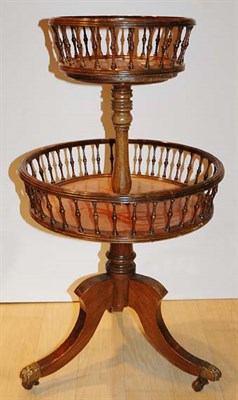 Lot 1444 - Regency Style Spindle Decorated Mahogany and...