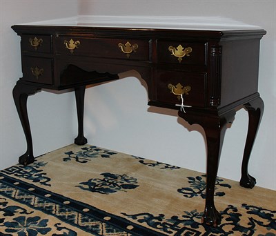 Lot 1407 - George III Style Mahogany Lady's Desk Height...