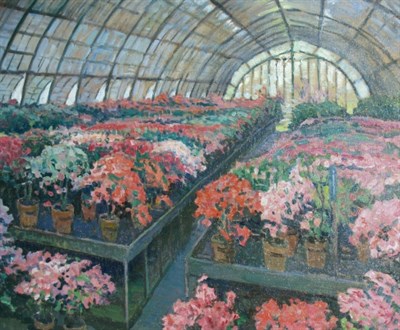 Lot 24 - Constantin Font French, 1890-1954 Greenhouse...