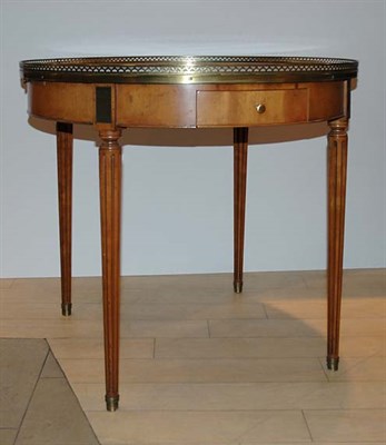Lot 1280 - Louis XVI Style Brass Mounted Fruitwood...