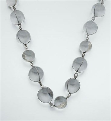 Lot 2677 - Rock Crystal Bead Necklace