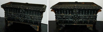 Lot 1153 - Pair of Neoclassical Style Painted Iron...