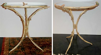 Lot 1131 - Pair of Neoclassical Style Bird Decorated...