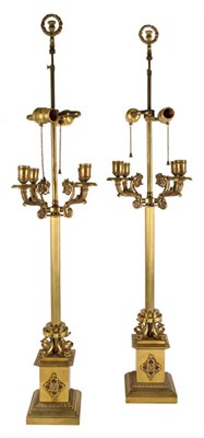 Lot 3172 - Pair of Louis Philippe Style Gilt-Metal...