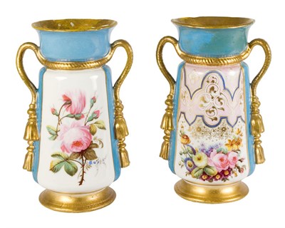 Lot 3241 - Pair of Paris Porcelain Gilt Decorated and...