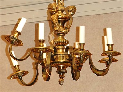 Lot 3293 - Louis XVI Style Gilt-Metal Eight-Light...