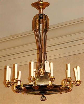 Lot 3297 - Empire Style Gilt and Patinated-Metal...