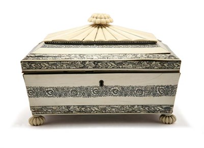 Lot 3373 - Continental Neoclassical Style Ivory Veneered...
