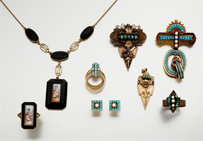 Lot 2655 - Miscellaneous Group of Antique Jewelry
