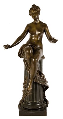Lot 3169 - Bronze Figure of a Female Nude After a model...