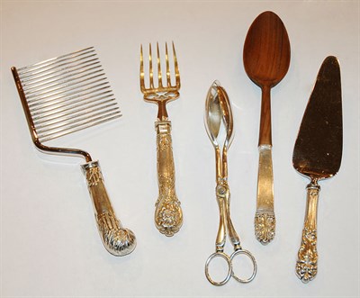 Lot 3142 - Miscellaneous Group of Silver Flatware Serving...