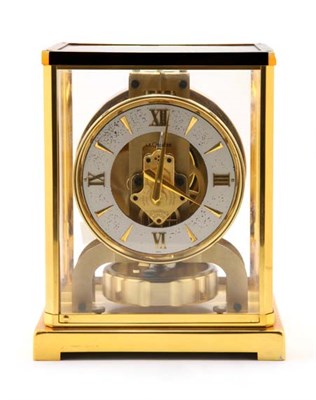 Lot 3552 - Le Coultre & Cie. Gilt-Metal and Glass Atmos...