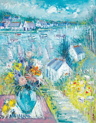 Lot 2101 - Yolande Ardissone French, b. 1927 La Riviere...