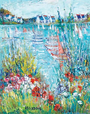 Lot 2091 - Yolande Ardissone French, b. 1927 Rives...
