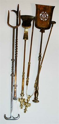 Lot 1207 - Miscellaneous Group of Brass and Iron...