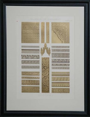 Lot 1099 - Owen Jones HINDOO NO. 3 Chromolithograph, from...