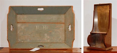 Lot 1147 - Victorian Style Mirror Back Hanging Shelf;...