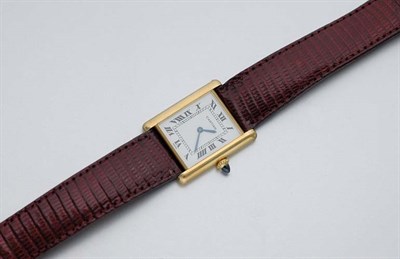 Lot 295 - Gold Tank Wristwatch