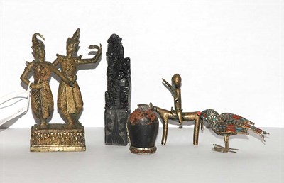Lot 1306 - Miscellaneous Group of Asian and Indian Bronze...