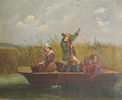 Lot 57 - V. Wright American, 19th Century Couple in a...