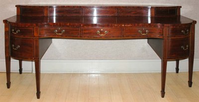 Lot 295 - George III Style String Inlaid Mahogany...
