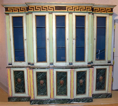Lot 312 - Continental Neoclassical Style Painted...