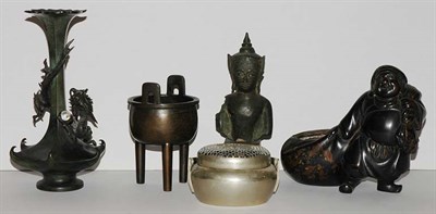 Lot 1583 - Group of Asian Bronze Articles