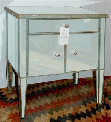 Lot 1616 - Neoclassical Style Mirrored Bedside Table...