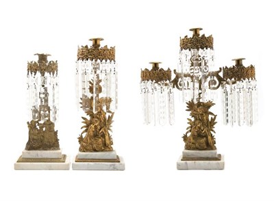 Lot 2139 - Group of Marble, Gilt-Metal and Glass...