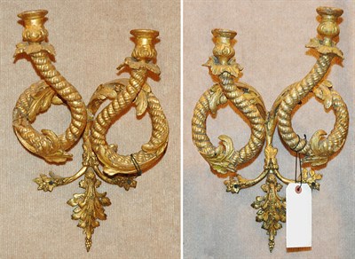 Lot 3618 - Pair of Continental Neoclassical Gilt-Wood and...