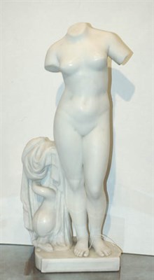 Lot 344 - Marble Figure of a Venus Height 20 inches.