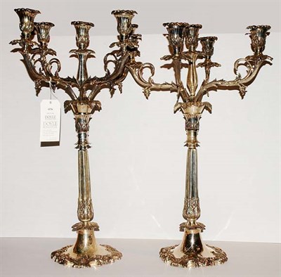 Lot 1376 - Pair of Neoclassical Style Silver Plated...
