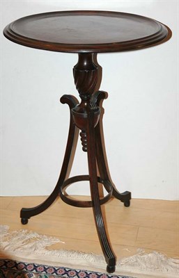 Lot 341 - Regency Style Mahogany Circular Tripod Table...