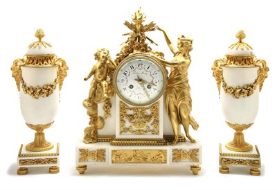 Lot 3206 - Louis XVI Gilt-Bronze and Gilt-Metal Mounted...