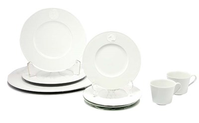Lot 186 - Berlin White Porcelain Dinner Service...