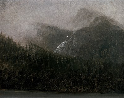 Lot 2110 - Albert Bierstadt American, 1830-1902 Mountain...