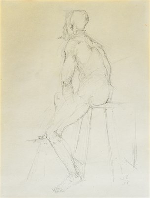 Lot 2120 - Jack Tworkov American, 1900-1982 Male Nude...