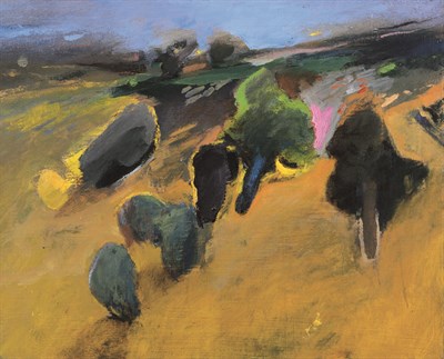 Lot 2131 - Forest Lee Moses American, b. 1934 Landscape,...
