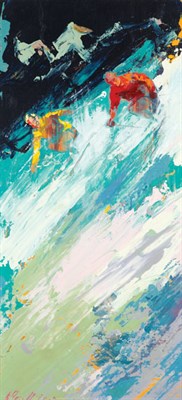 Lot 2242 - LeRoy Neiman American, b. 1926 Large Ski...