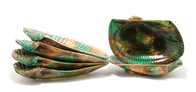 Lot 3351 - Group of Six Wedgwood Majolica Serving Dishes...