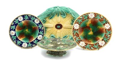 Lot 3340 - Miscellaneous Group of Majolica Articles...