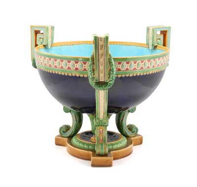 Lot 3360 - Minton Majolica Centerpiece Of circular form,...