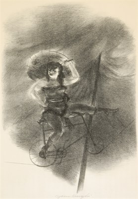 Lot 354 - Yasuo Kuniyoshi CYCLIST (D. L-77) Lithograph,...