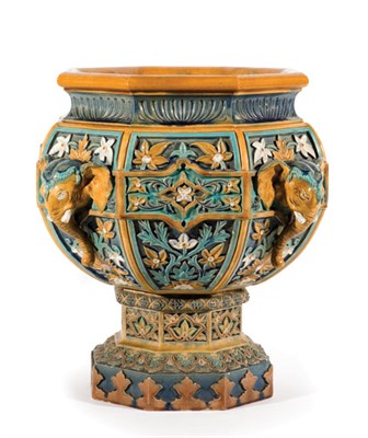 Lot 3356 - Doulton Lambeth Majolica Glazed Stoneware...