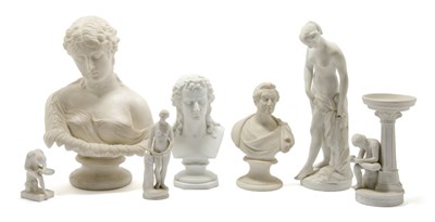 Lot 3588 - Miscellaneous Group of Parian Porcelain...