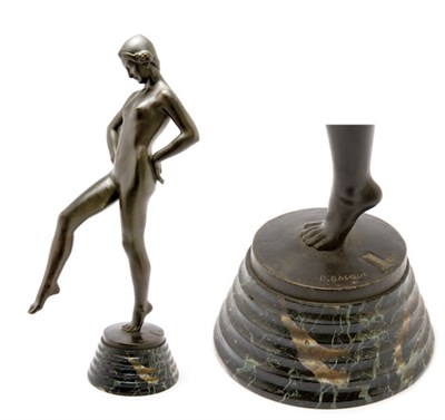 Lot 3209 - Bronze Figure of a Female Dancer After a model...