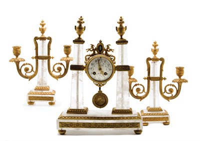 Lot 3233 - Louis XVI Style Gilt-Bronze Mounted Rock...